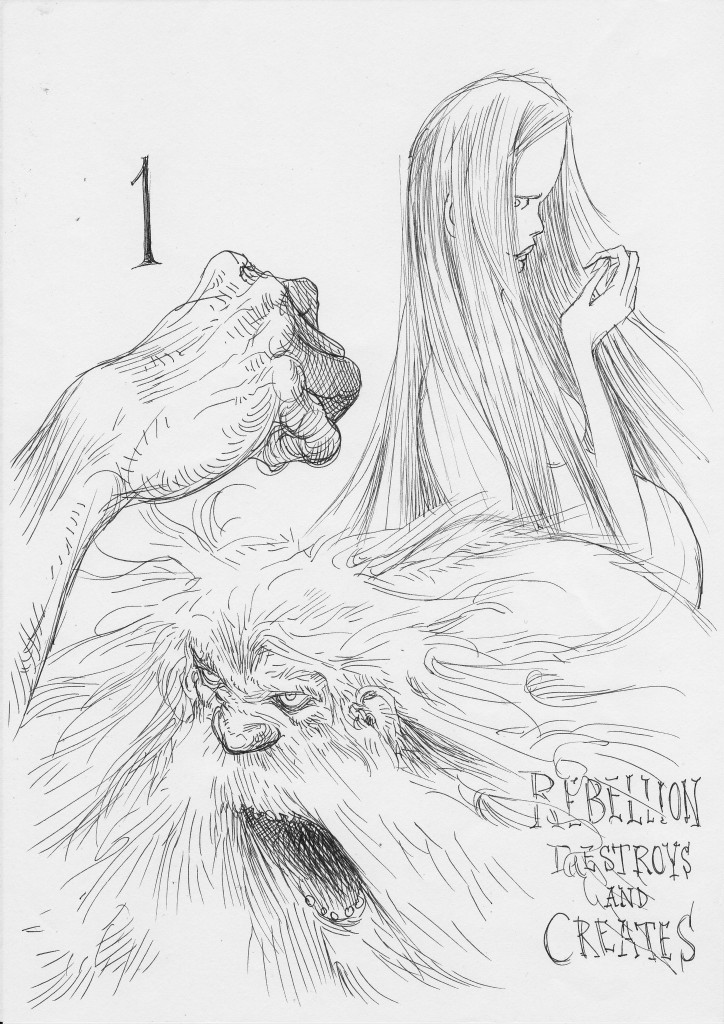 Picture Interview with Chris Riddell on Kollektiv Gallery